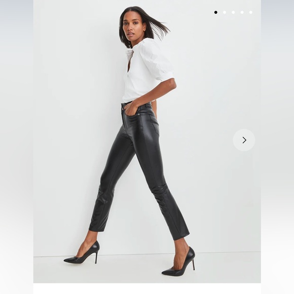 NWT Veronica Beard Maera Vegan Leather Pants - Picture 3 of 10